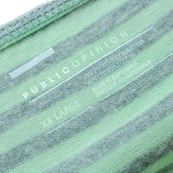 Public Opinion Striped Muscle Tee - Picture 3 of 3